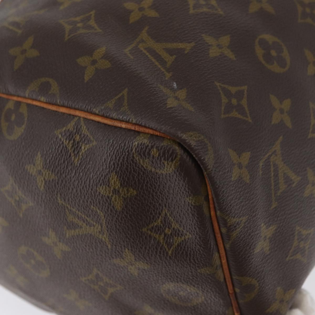 LOUIS VUITTON Monogram Speedy 30 Hand Bag M41526 LV Auth bs31769