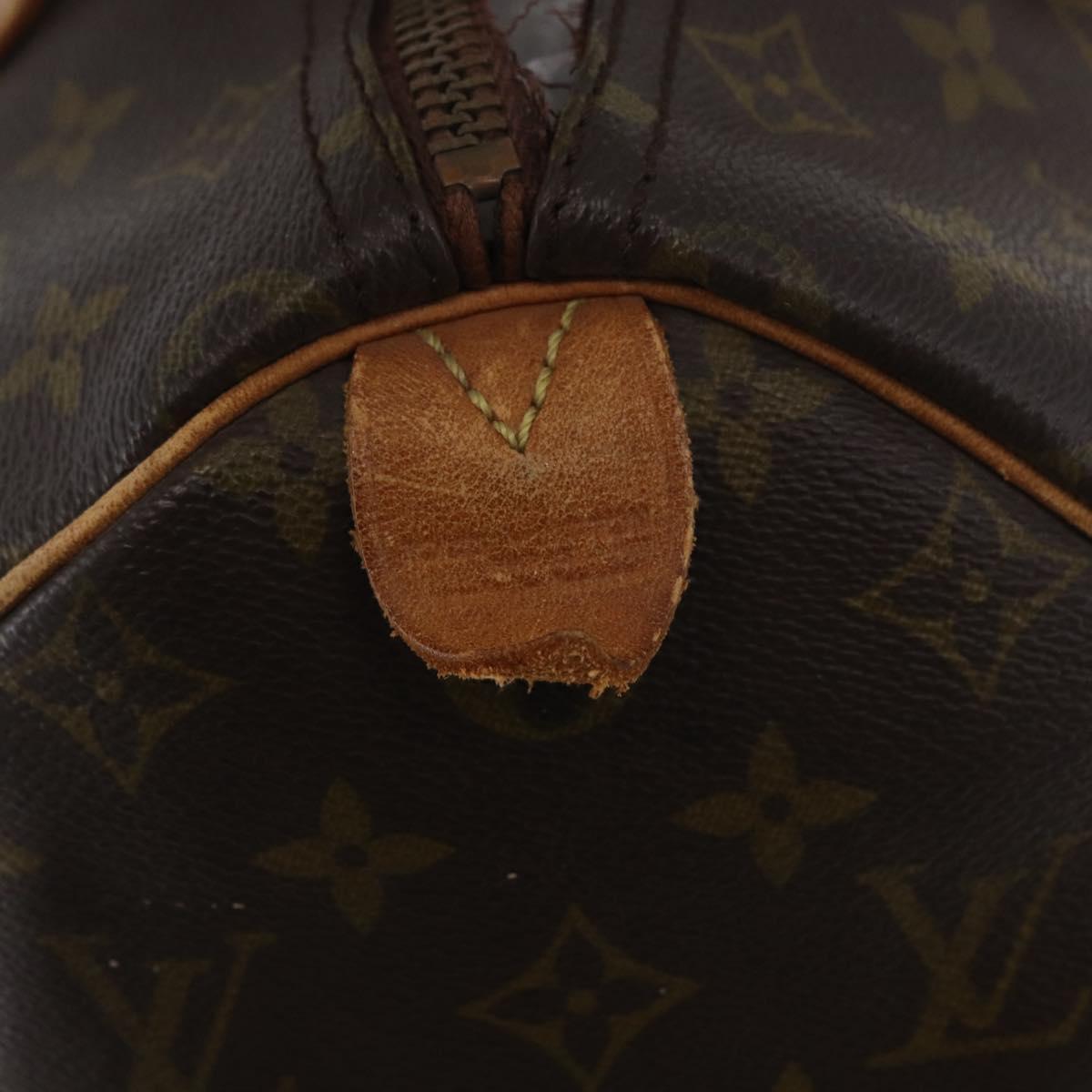 LOUIS VUITTON Monogram Speedy 30 Hand Bag M41526 LV Auth bs31769