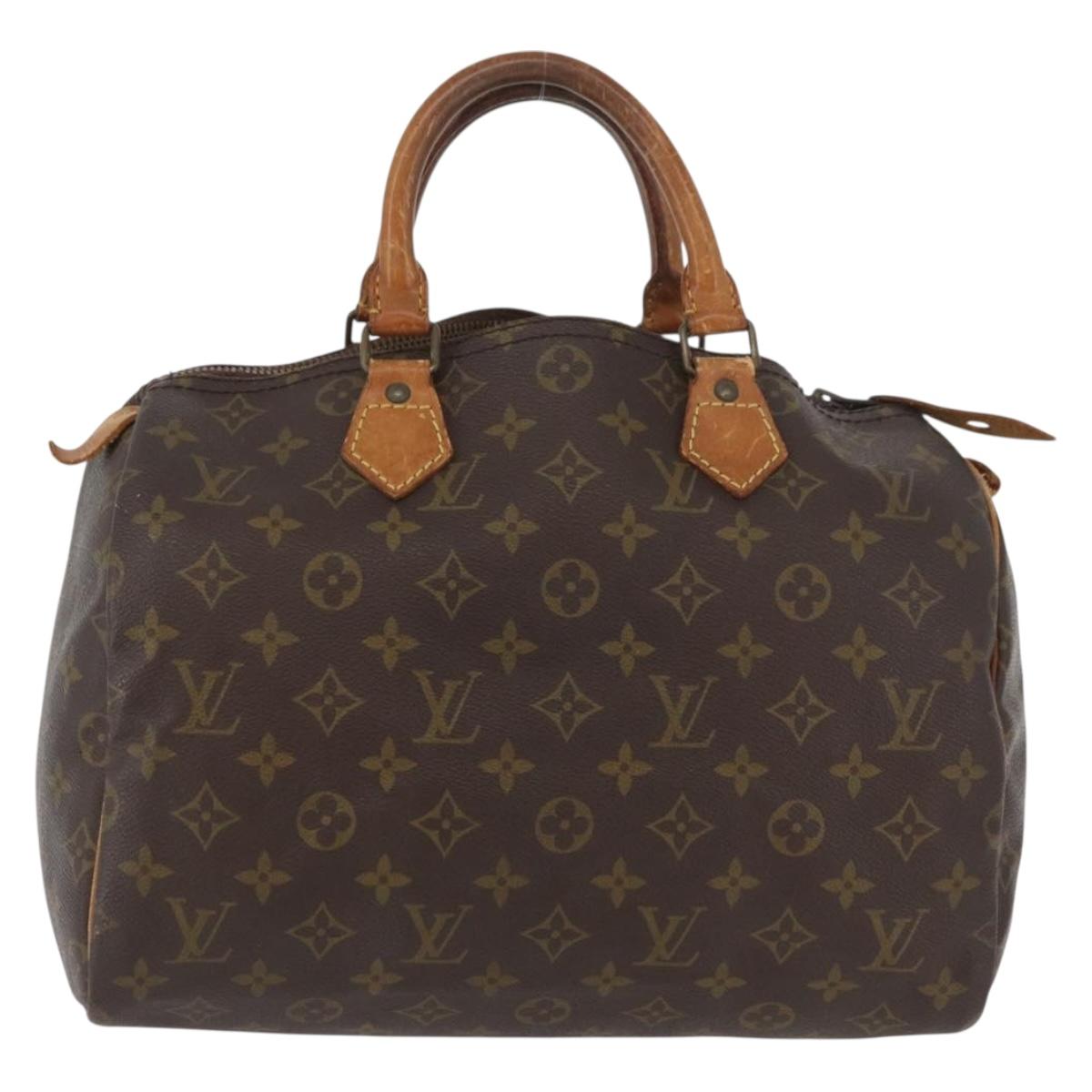LOUIS VUITTON Monogram Speedy 30 Hand Bag M41526 LV Auth bs31769