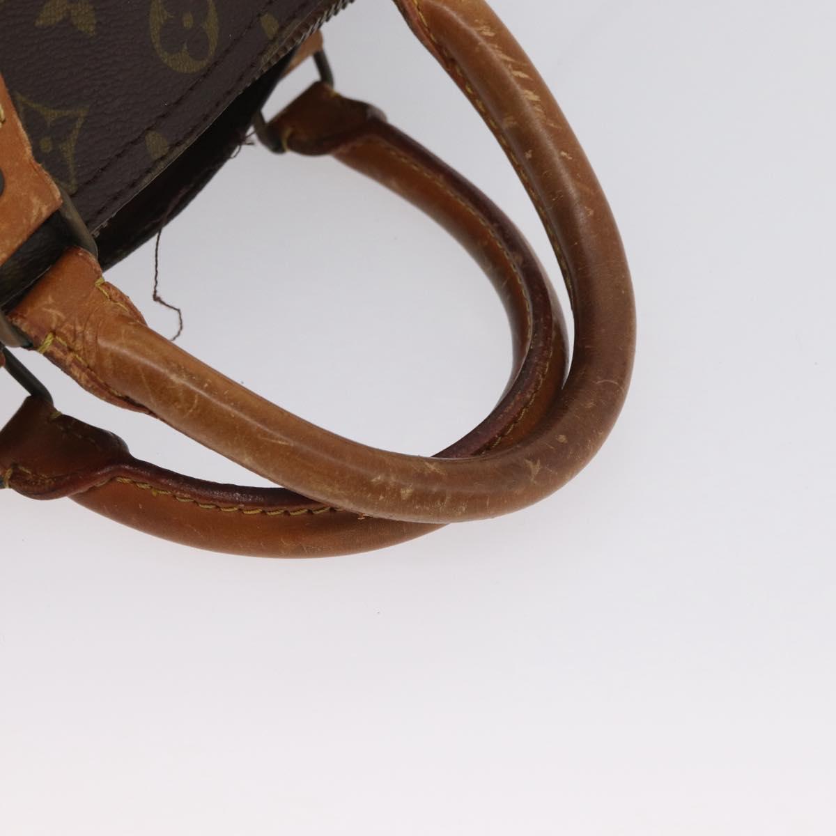 LOUIS VUITTON Monogram Speedy 30 Hand Bag M41526 LV Auth bs31769