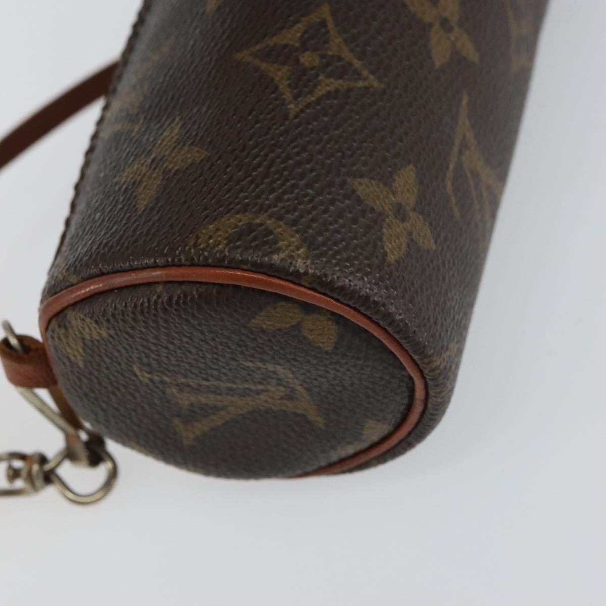 LOUIS VUITTON Monogram Papillon Pouch LV Auth bs31776