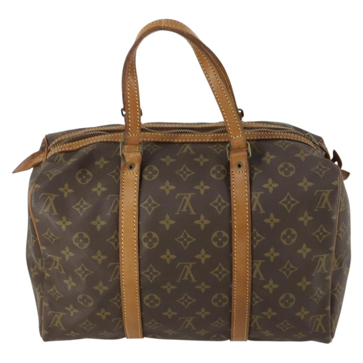 LOUIS VUITTON Monogram Sac Souple 35 Boston Bag M41626 LV Auth bs31783