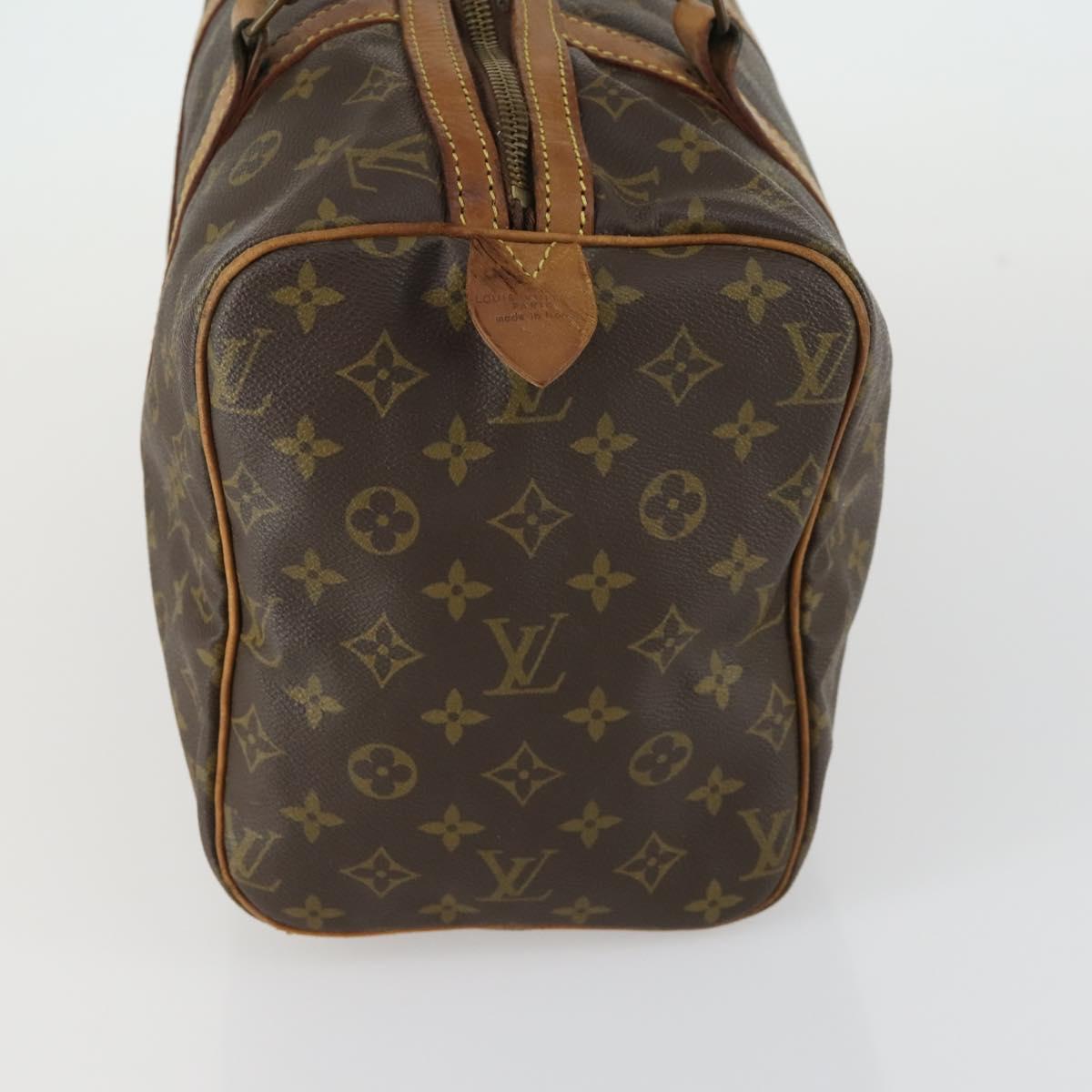 LOUIS VUITTON Monogram Sac Souple 35 Boston Bag M41626 LV Auth bs31783