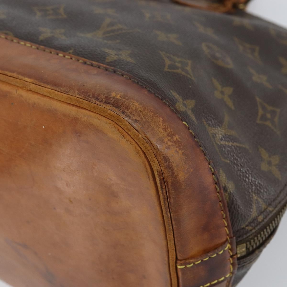 LOUIS VUITTON Monogram Alma Hand Bag M51130 LV Auth bs31786