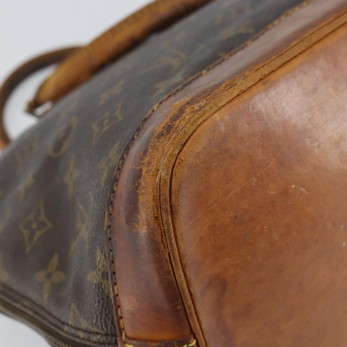 LOUIS VUITTON Monogram Alma Hand Bag M51130 LV Auth bs31786