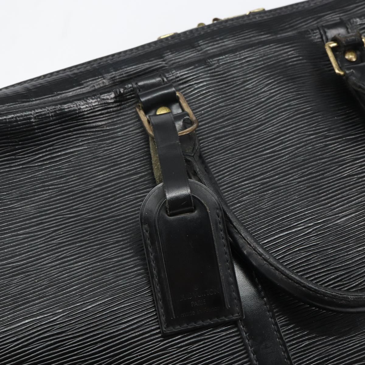 LOUIS VUITTON Epi Porte Documents Voyage Bag Black M40321 LV Auth bs31789