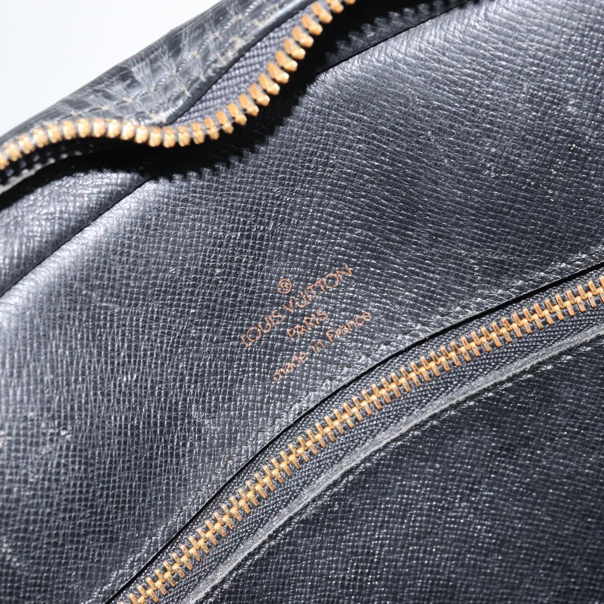 LOUIS VUITTON Epi Porte Documents Voyage Bag Black M40321 LV Auth bs31789