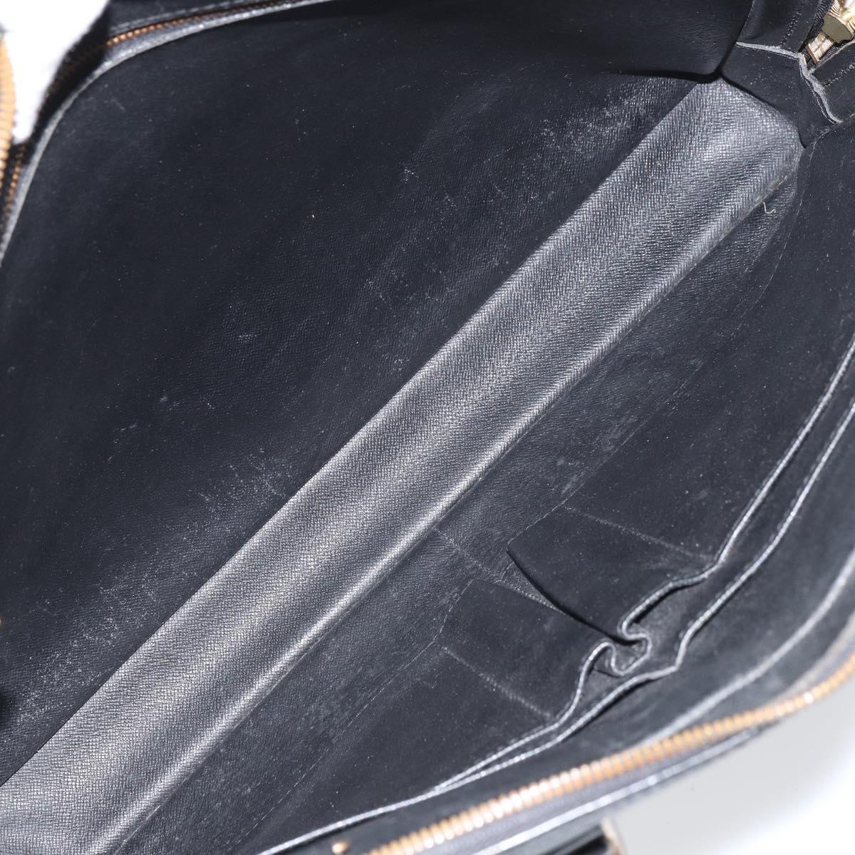 LOUIS VUITTON Epi Porte Documents Voyage Bag Black M40321 LV Auth bs31789