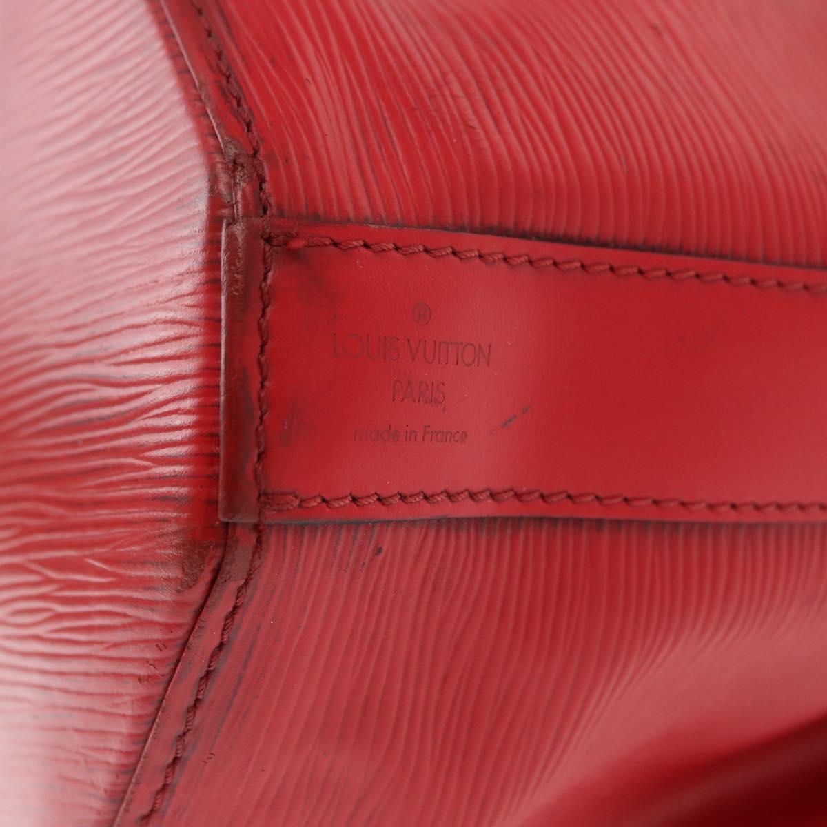 LOUIS VUITTON Epi Sac Depaule GM Shoulder Bag Red M80197 LV Auth bs31790