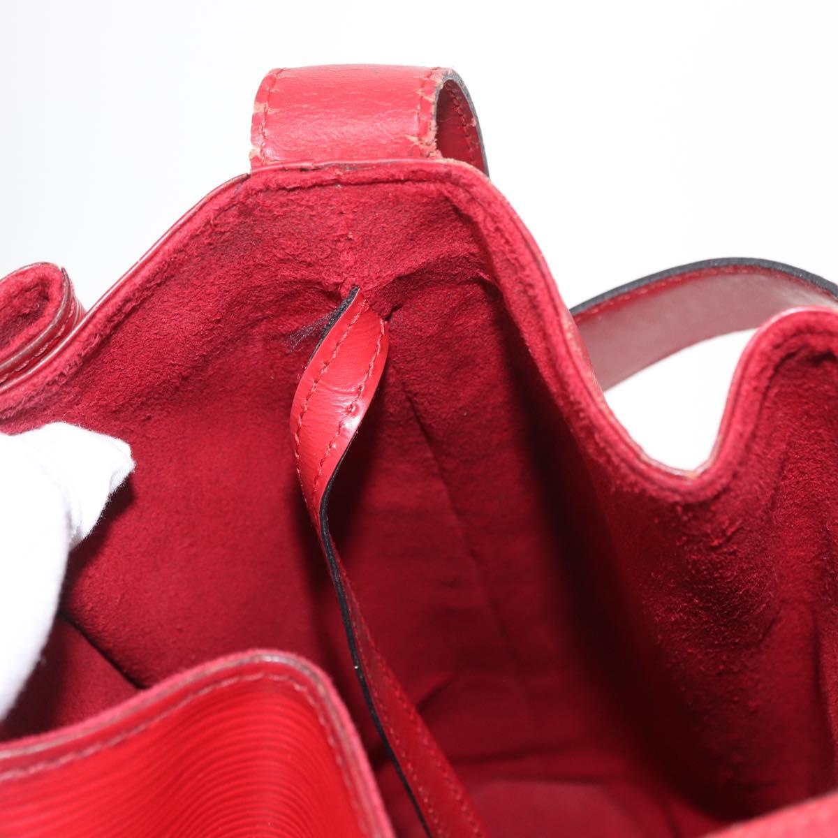 LOUIS VUITTON Epi Sac Depaule GM Shoulder Bag Red M80197 LV Auth bs31790