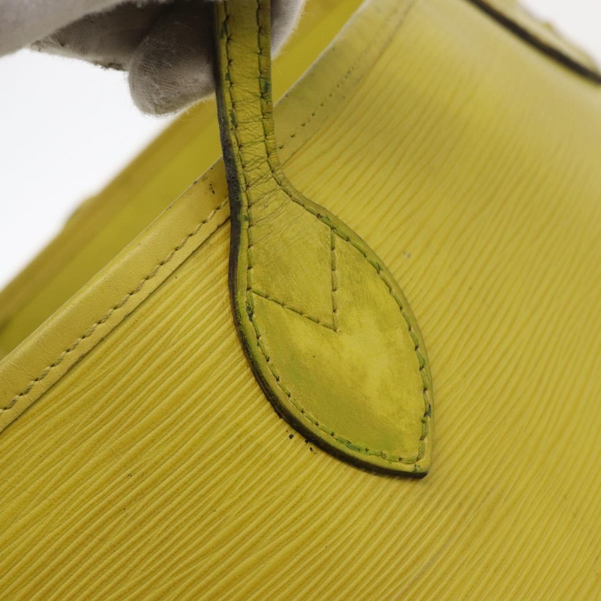 LOUIS VUITTON Epi Neverfull MM Tote Bag Yellow Pistachian M40956 LV Auth bs31791