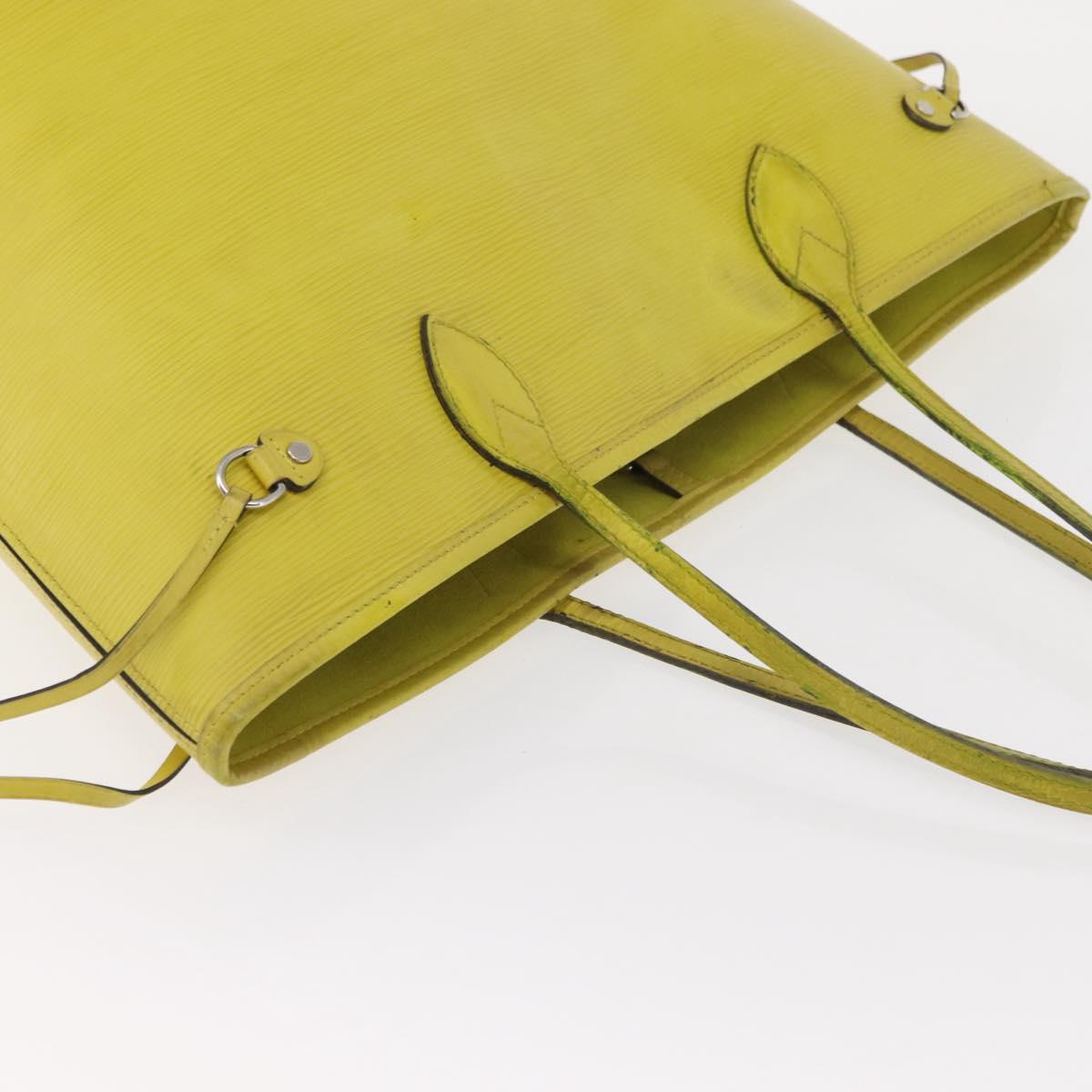 LOUIS VUITTON Epi Neverfull MM Tote Bag Yellow Pistachian M40956 LV Auth bs31791