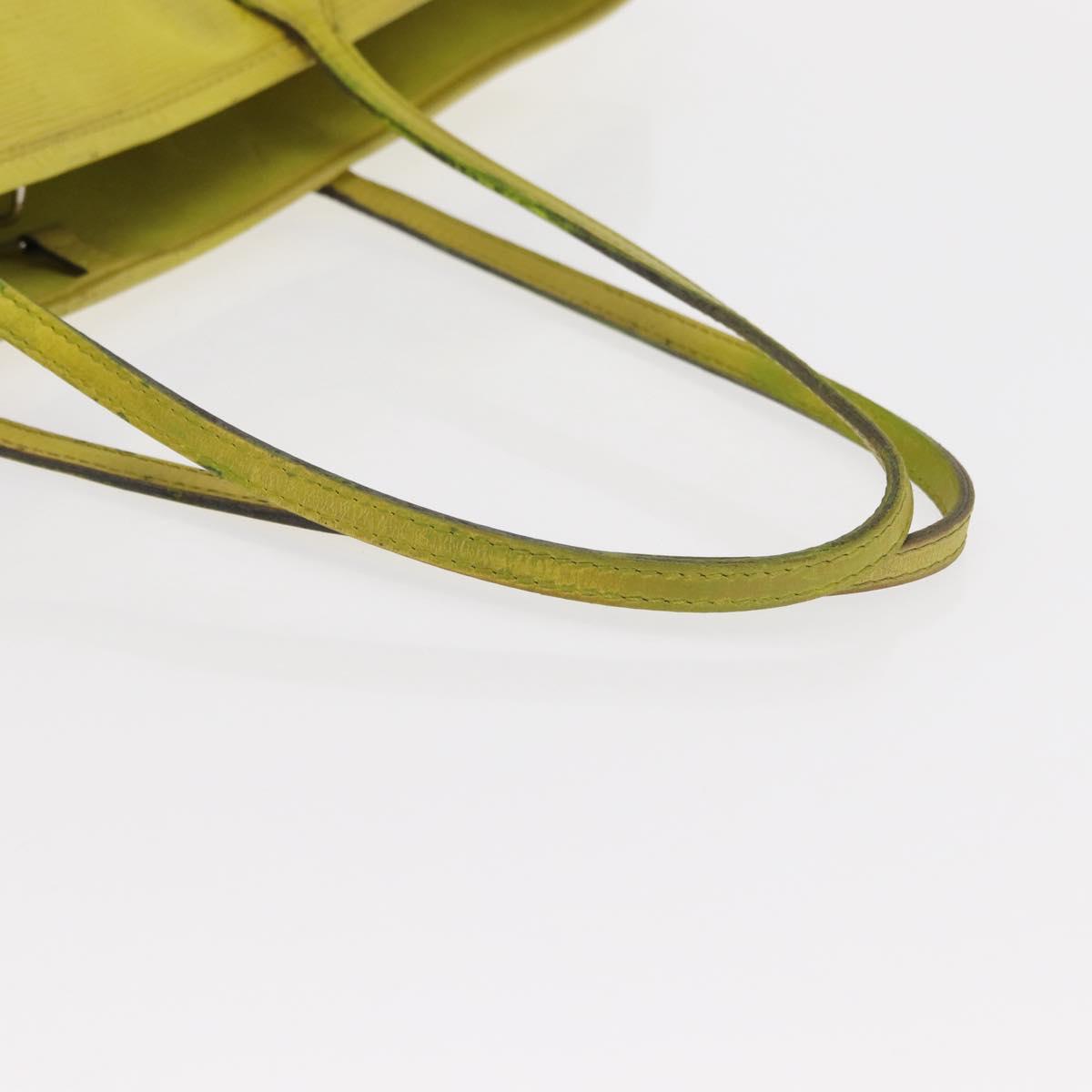 LOUIS VUITTON Epi Neverfull MM Tote Bag Yellow Pistachian M40956 LV Auth bs31791