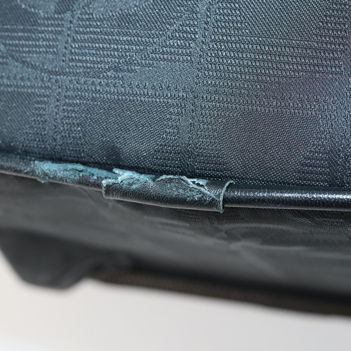 CHANEL New Travel Line Suitcase Nylon Black CC Auth bs31796