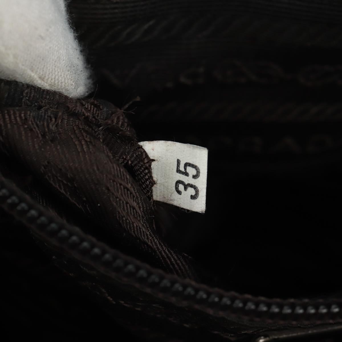 PRADA Backpack Nylon Green Silver Auth bs31871
