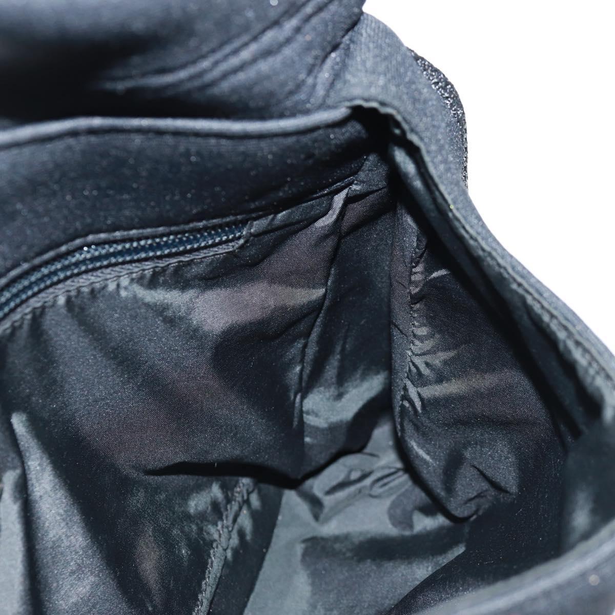 PRADA Sports Shoulder Bag Nylon Black Silver Auth bs31901