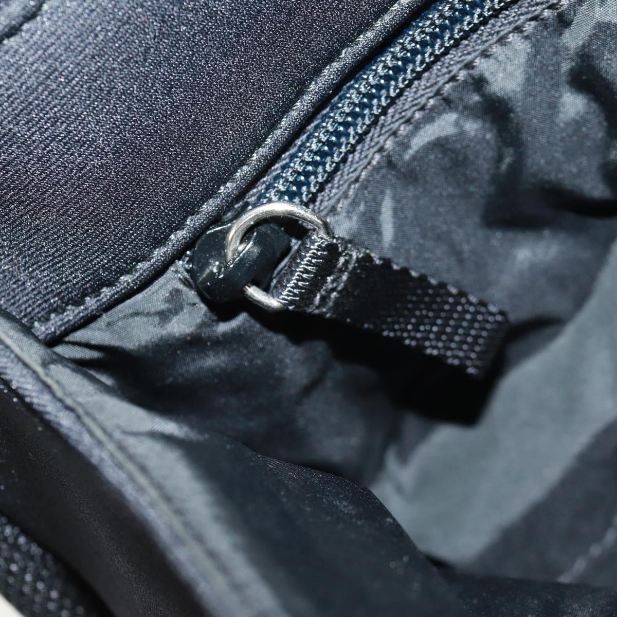 PRADA Sports Shoulder Bag Nylon Black Silver Auth bs31901