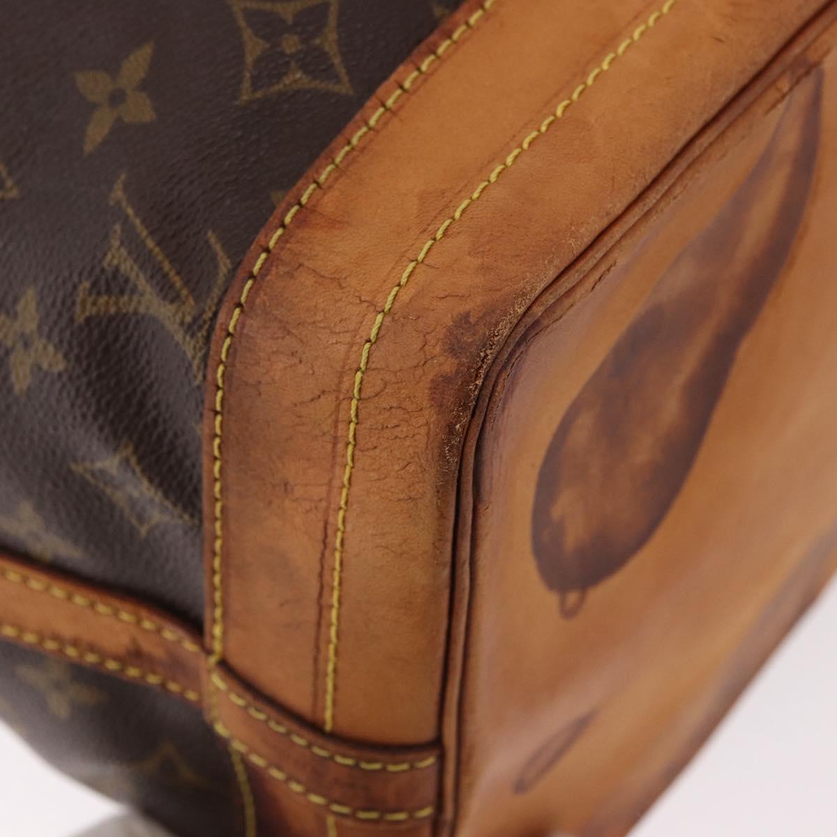 LOUIS VUITTON Monogram Noe Shoulder Bag M42224 LV Auth bs31904