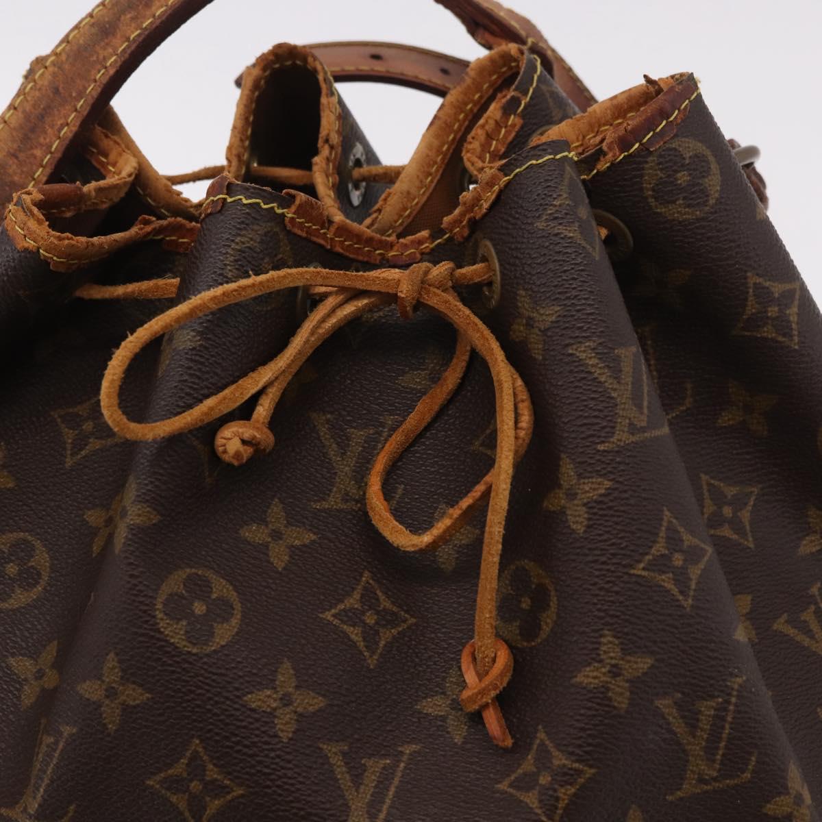 LOUIS VUITTON Monogram Noe Shoulder Bag M42224 LV Auth bs31904