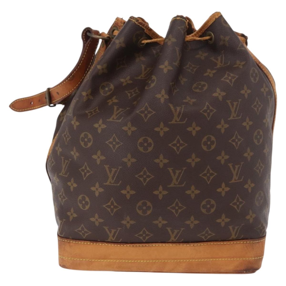 LOUIS VUITTON Monogram Noe Shoulder Bag M42224 LV Auth bs31904