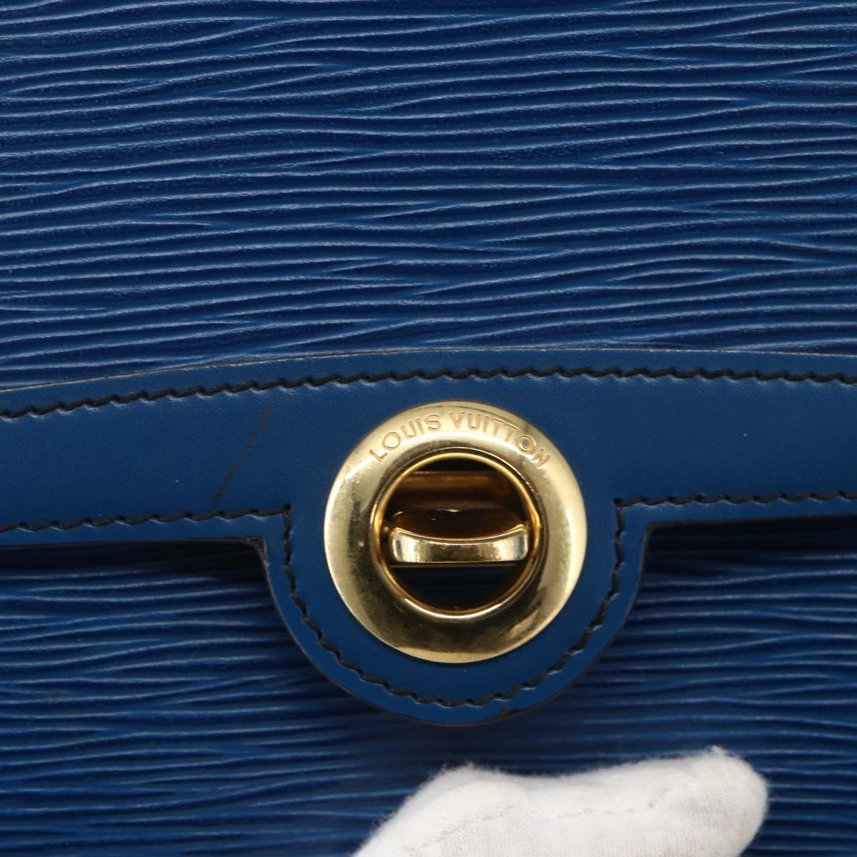 LOUIS VUITTON Epi Pochette Arche Shoulder Bag Blue M52575 LV Auth bs31907