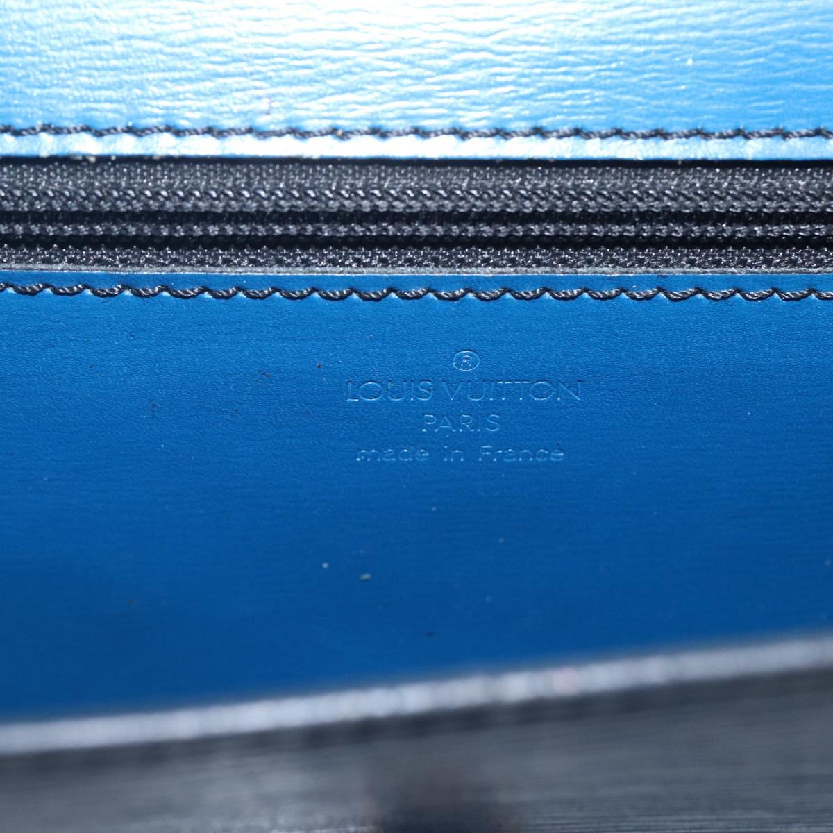 LOUIS VUITTON Epi Pochette Arche Shoulder Bag Blue M52575 LV Auth bs31907