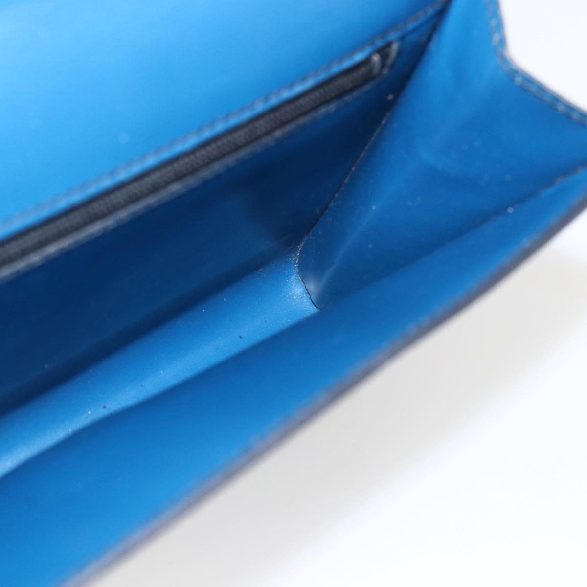 LOUIS VUITTON Epi Pochette Arche Shoulder Bag Blue M52575 LV Auth bs31907