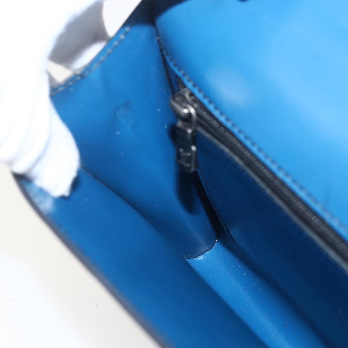 LOUIS VUITTON Epi Pochette Arche Shoulder Bag Blue M52575 LV Auth bs31907