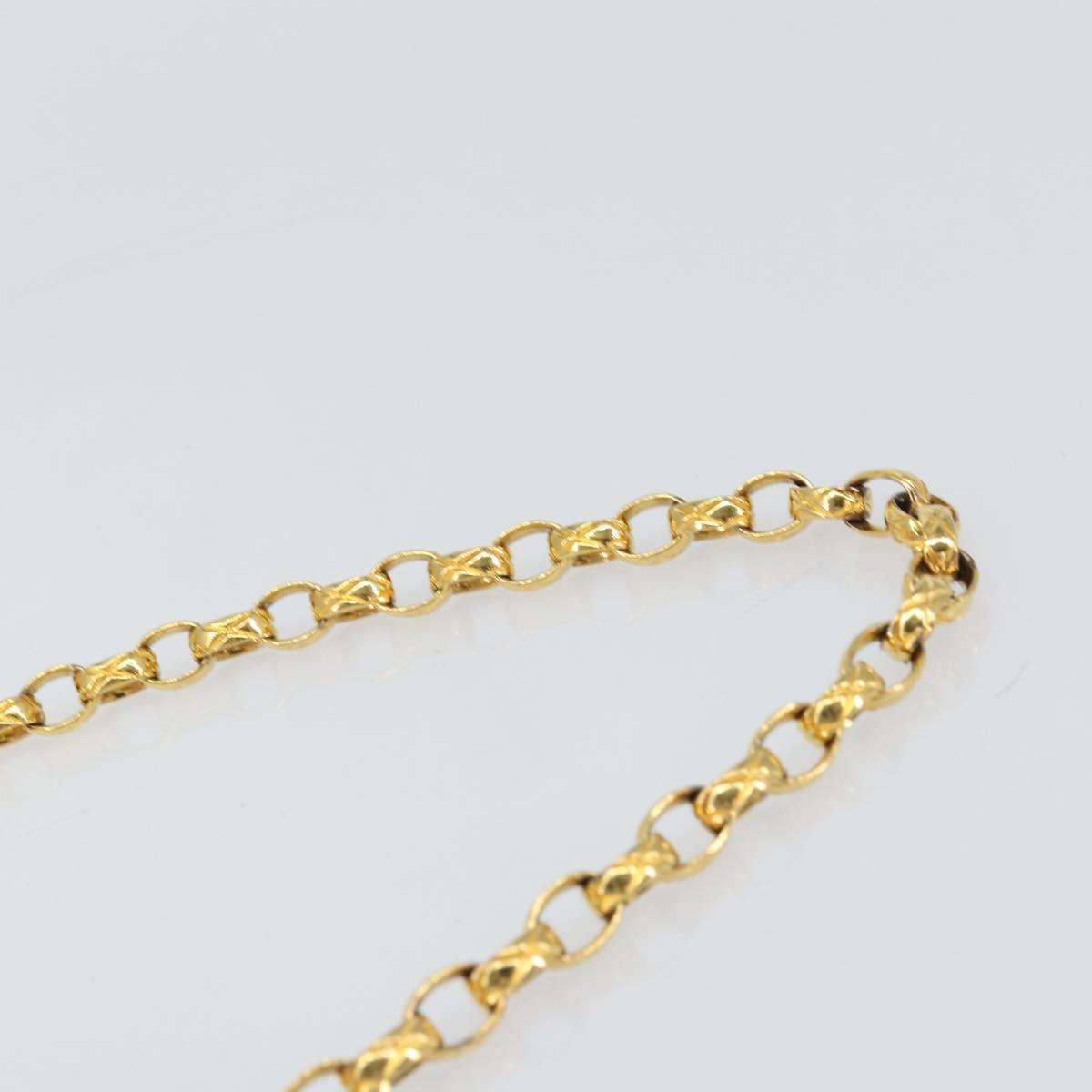 CHANEL Chain Shoulder Bag Satin Pink Gold CC Auth bs31914