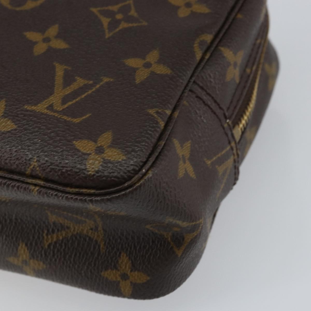 LOUIS VUITTON Monogram Trousse Toilette 23 Clutch Bag M47524 LV Auth bs31924
