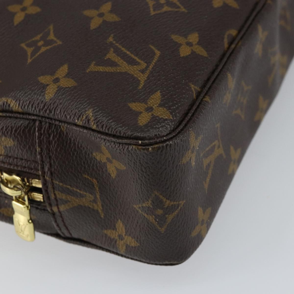 LOUIS VUITTON Monogram Trousse Toilette 23 Clutch Bag M47524 LV Auth bs31924