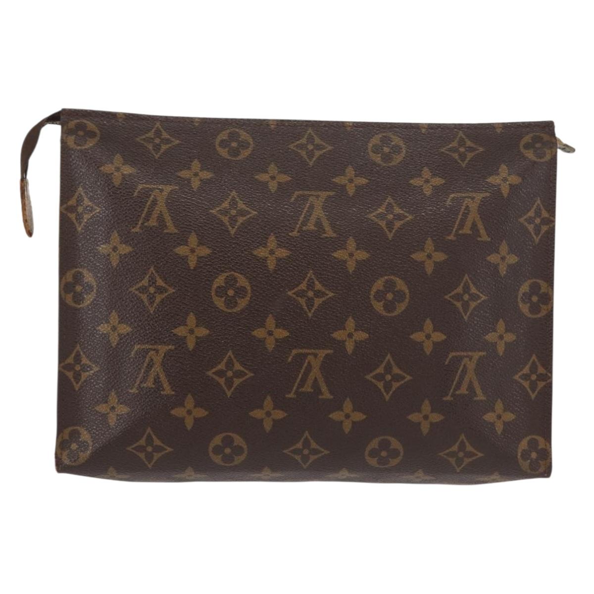 LOUIS VUITTON Monogram Poche Toilette 26 Pouch M47542 LV Auth bs31925
