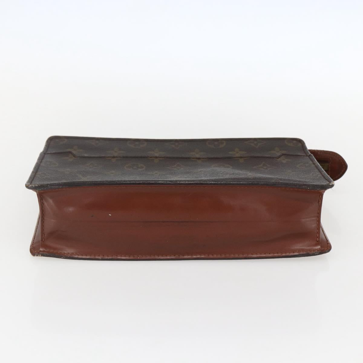 LOUIS VUITTON Monogram Pochette Homme Clutch Bag M51795 LV Auth bs31927
