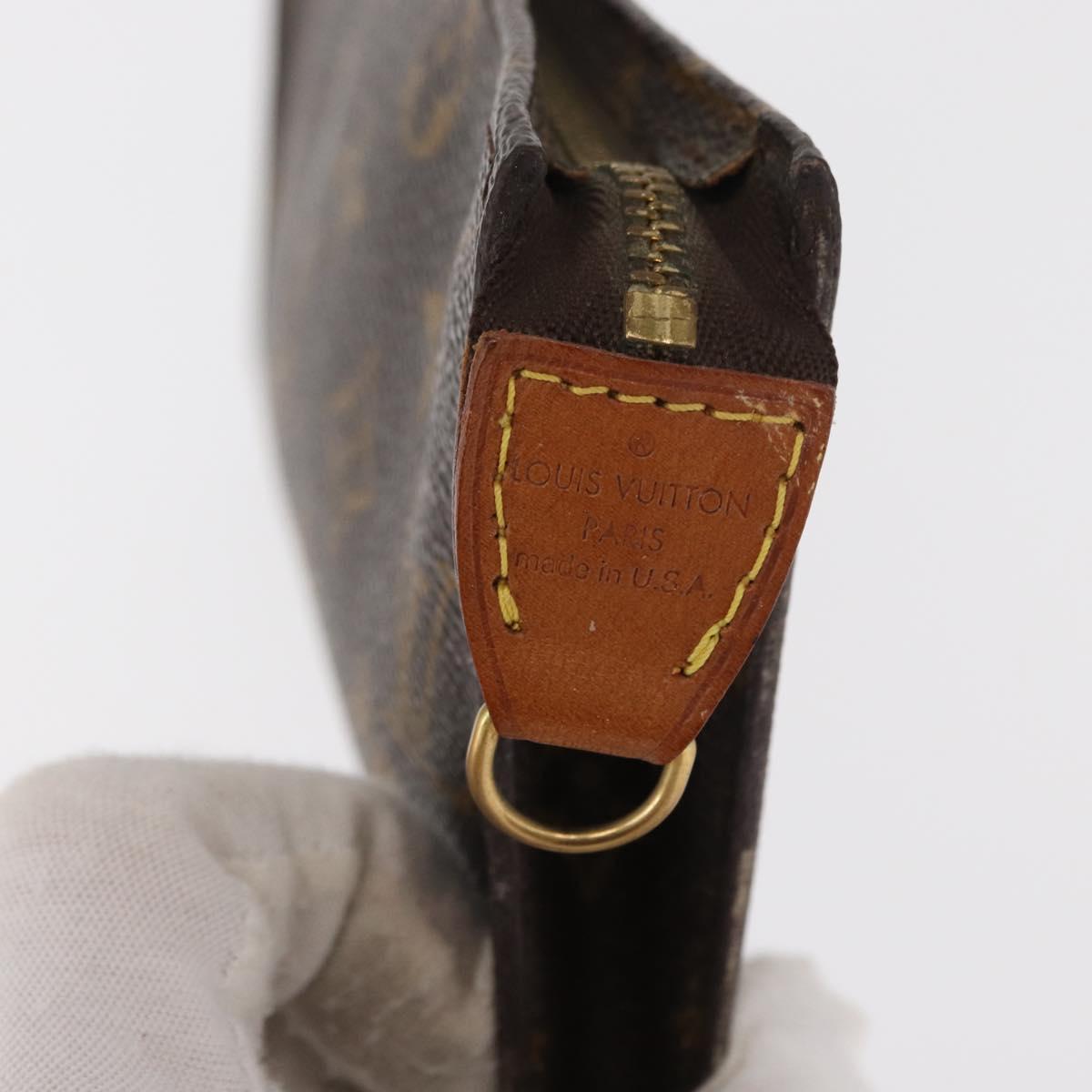 LOUIS VUITTON Monogram Bucket GM Accessory Pouch LV Auth bs31928