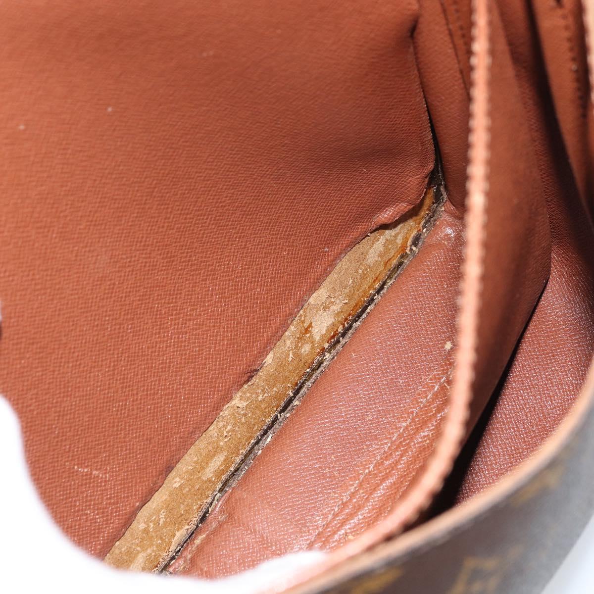 LOUIS VUITTON Monogram Cartouchiere GM Shoulder Bag M51252 LV Auth bs31929