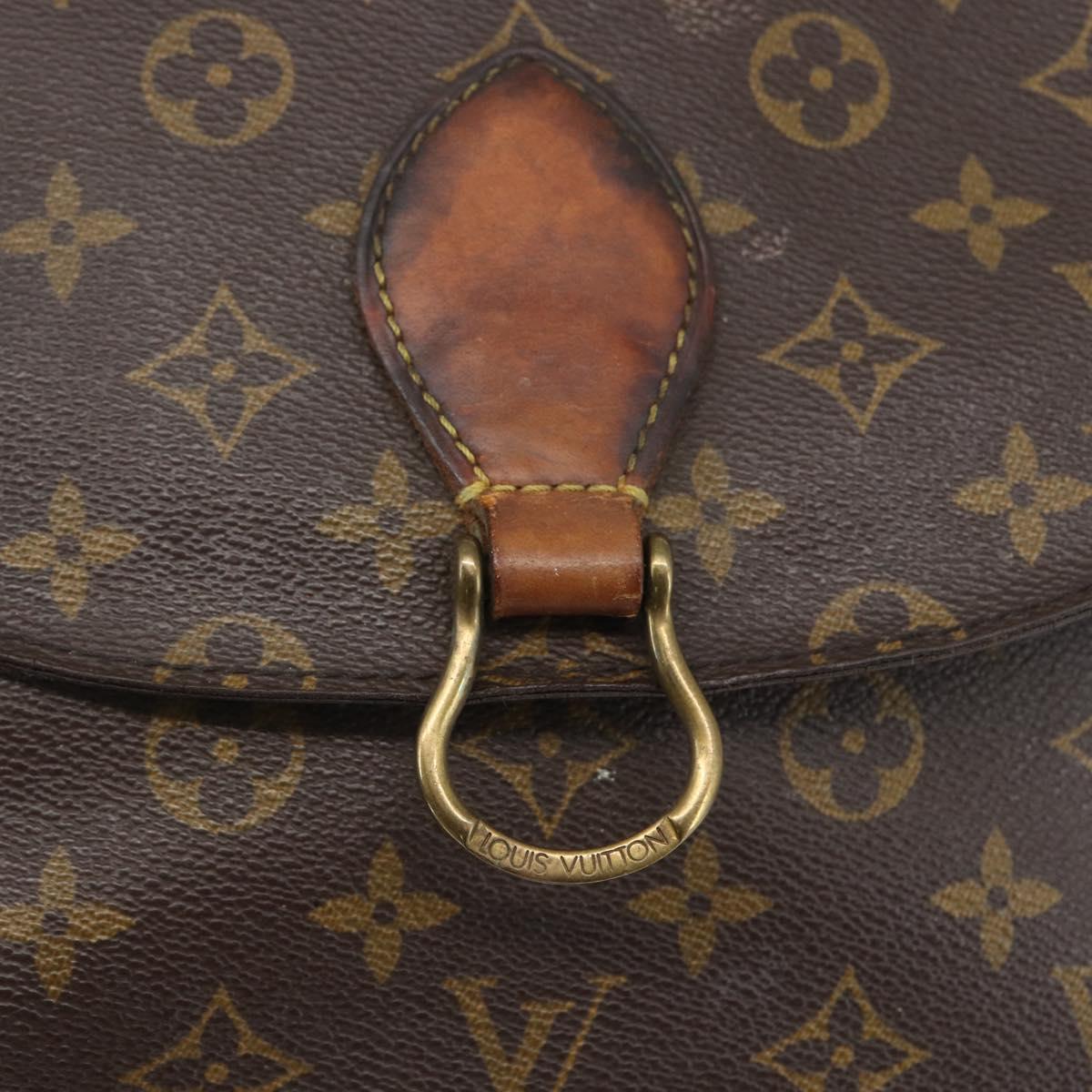 LOUIS VUITTON Monogram Saint Cloud GM Shoulder Bag M51242 LV Auth bs31930