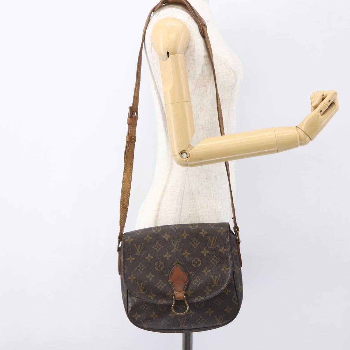 LOUIS VUITTON Monogram Saint Cloud GM Shoulder Bag M51242 LV Auth bs31930