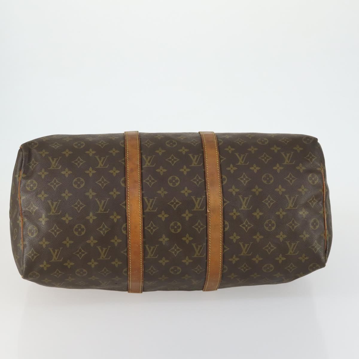 LOUIS VUITTON Monogram Keepall 50 Boston Bag M41426 LV Auth bs31932