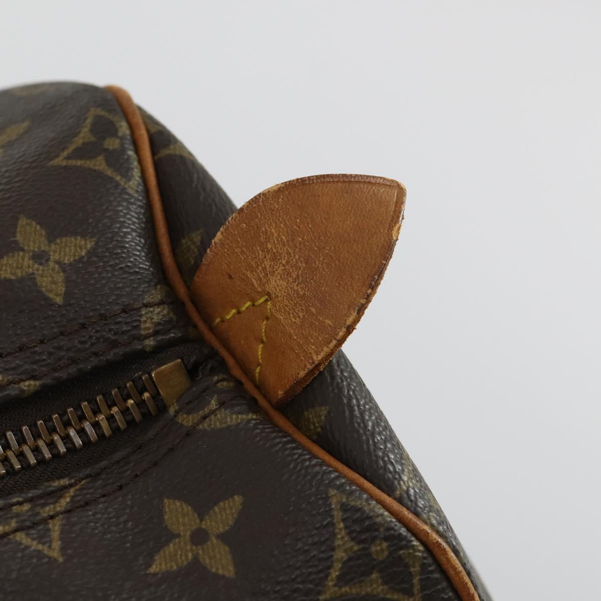 LOUIS VUITTON Monogram Keepall 55 Boston Bag M41424 LV Auth bs31933