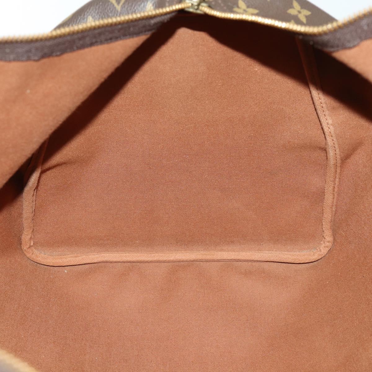 LOUIS VUITTON Monogram Keepall 55 Boston Bag M41424 LV Auth bs31933
