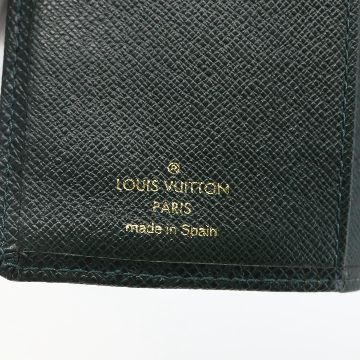 LOUIS VUITTON Taiga Agenda PM Day Planner Cover Epicea R20424 LV Auth bs31935