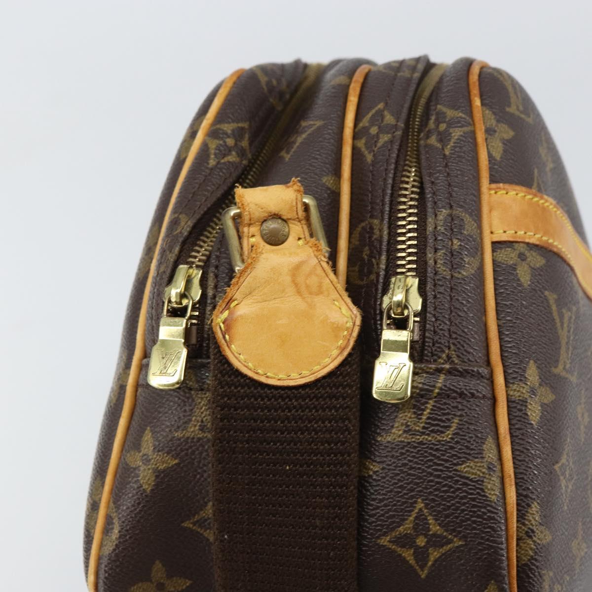 LOUIS VUITTON Monogram Reporter PM Shoulder Bag M45254 LV Auth bs31944