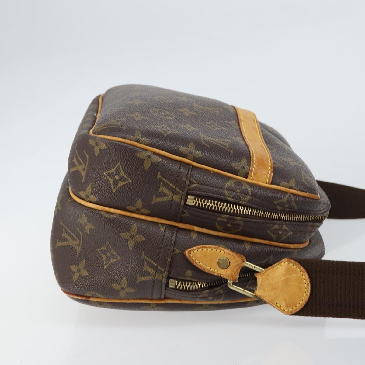LOUIS VUITTON Monogram Reporter PM Shoulder Bag M45254 LV Auth bs31944