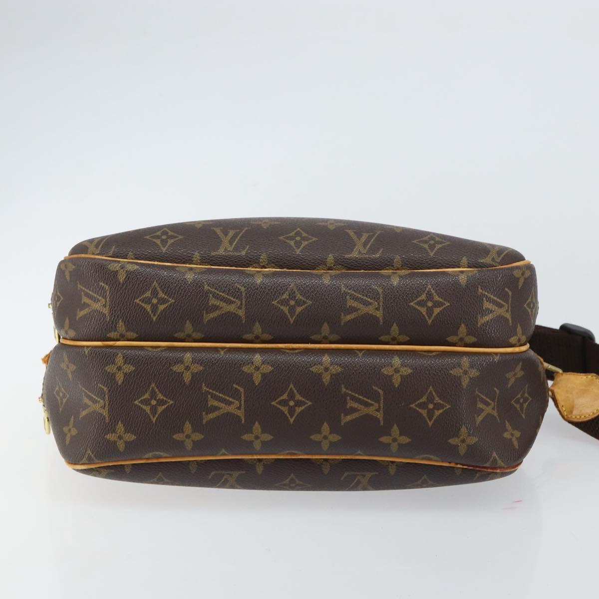 LOUIS VUITTON Monogram Reporter PM Shoulder Bag M45254 LV Auth bs31944
