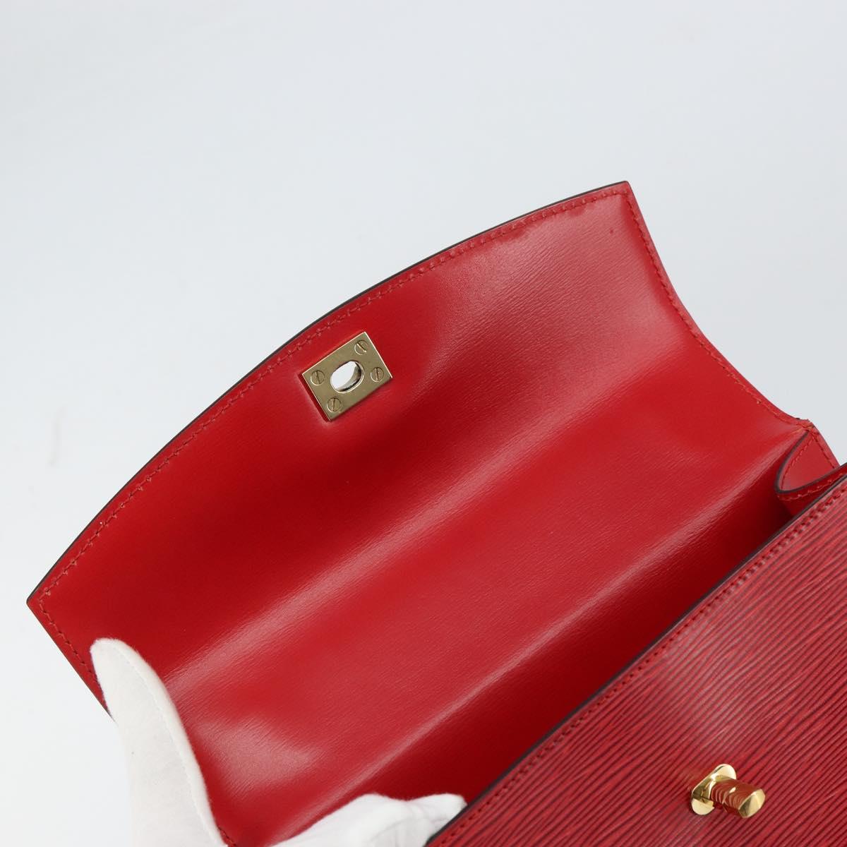LOUIS VUITTON Epi Malesherbes Hand Bag Red M52377 LV Auth bs31949