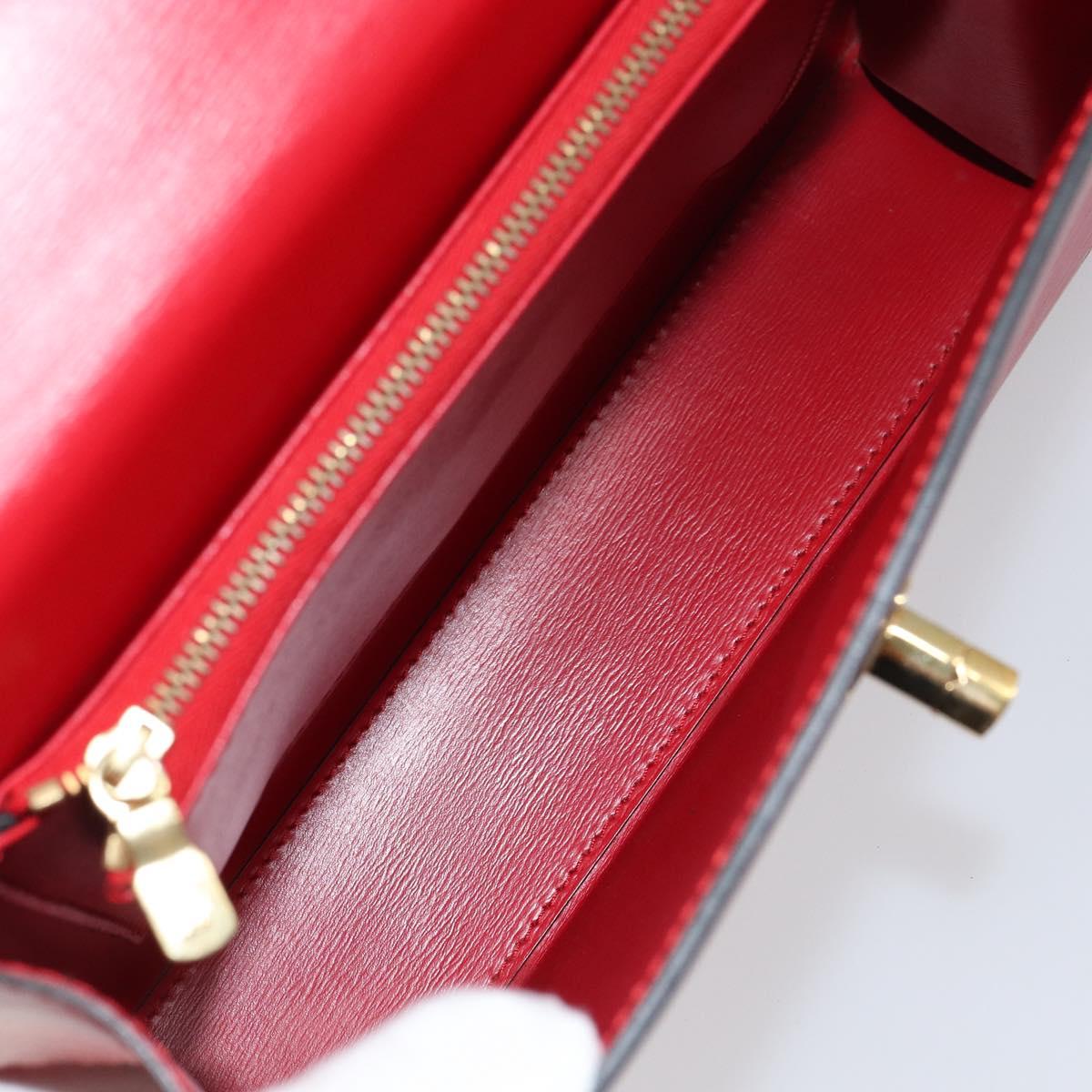 LOUIS VUITTON Epi Malesherbes Hand Bag Red M52377 LV Auth bs31949