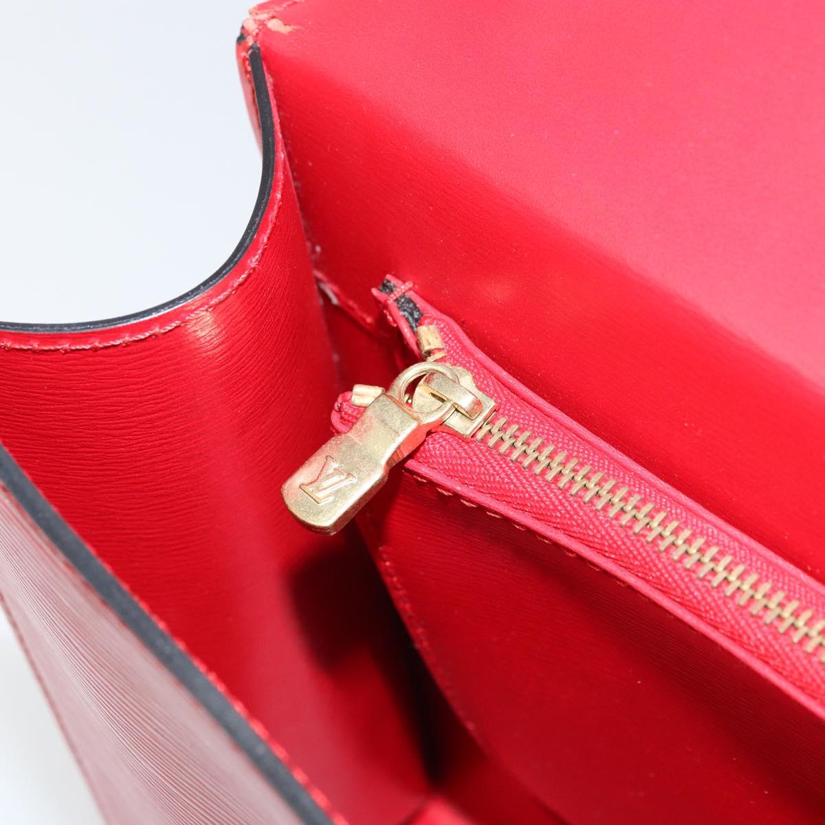 LOUIS VUITTON Epi Malesherbes Hand Bag Red M52377 LV Auth bs31949