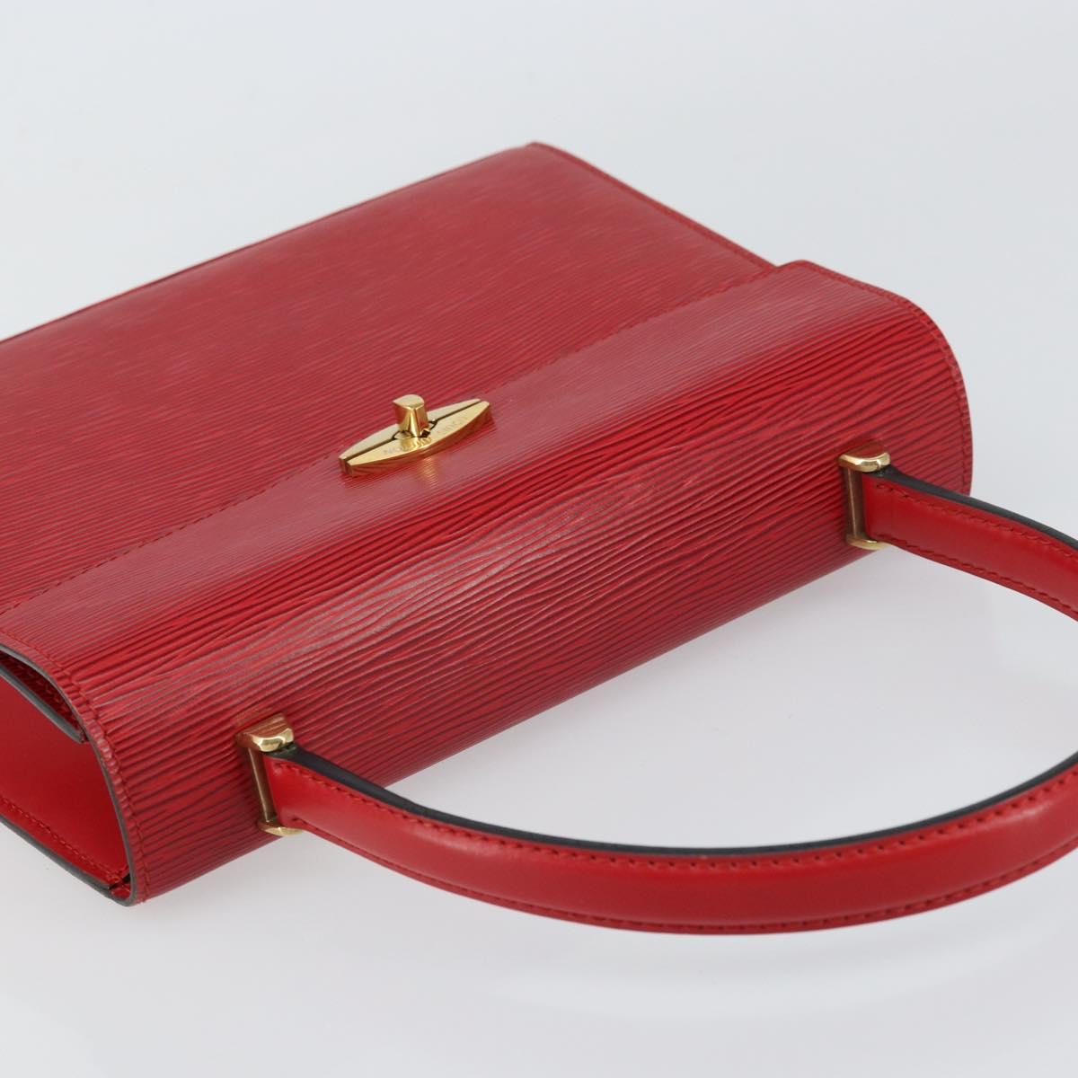 LOUIS VUITTON Epi Malesherbes Hand Bag Red M52377 LV Auth bs31949