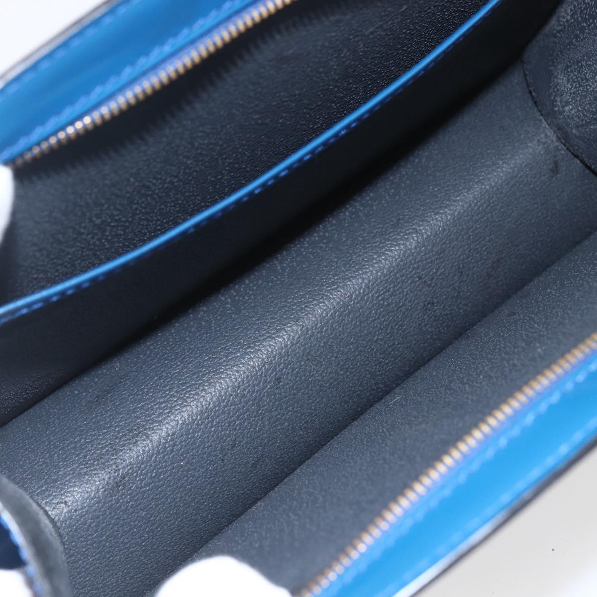 LOUIS VUITTON Epi Trousse Crete Pouch Blue M48405 LV Auth bs31950