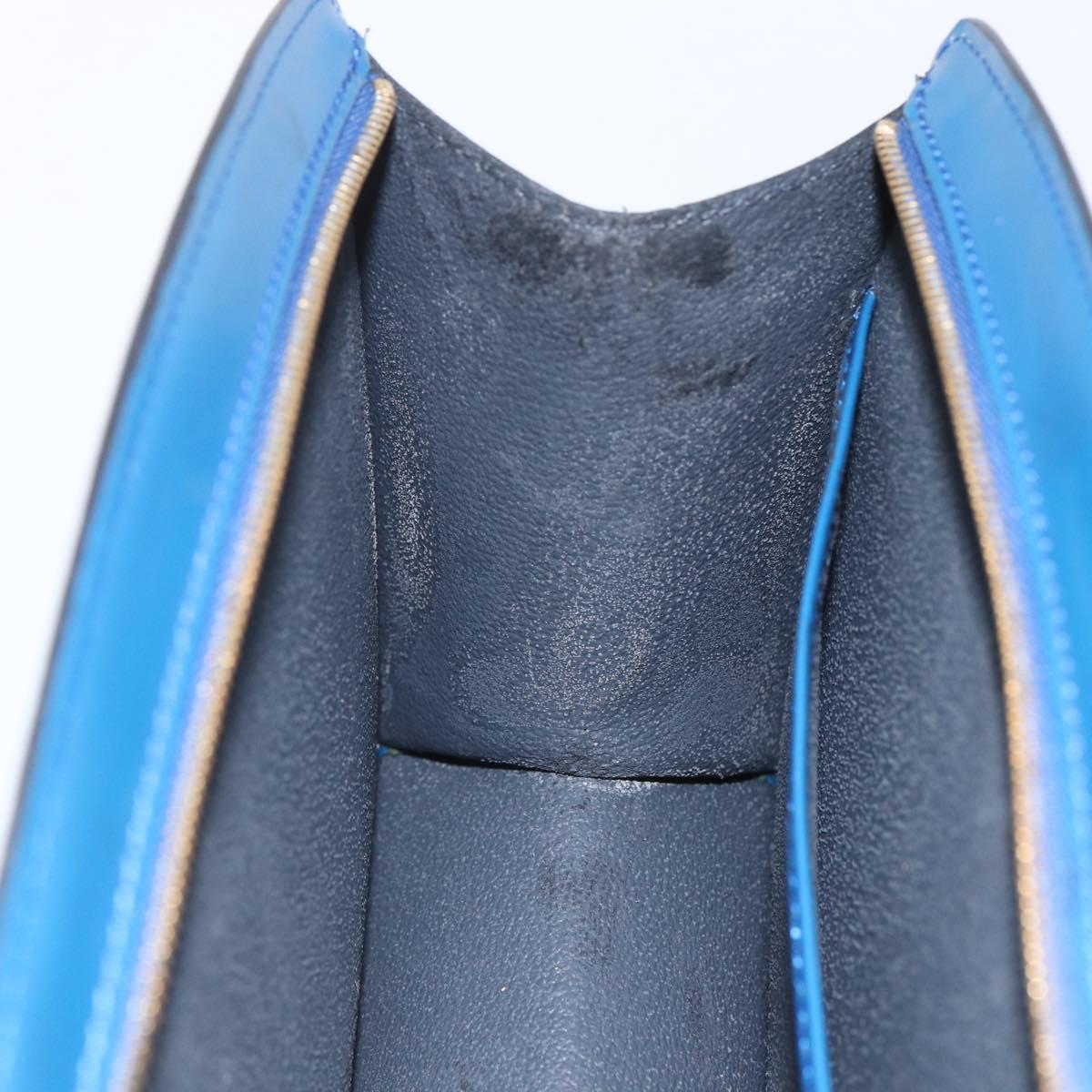LOUIS VUITTON Epi Trousse Crete Pouch Blue M48405 LV Auth bs31950